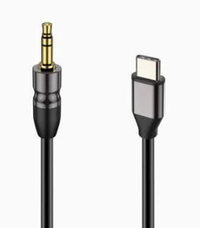 Main image of USB-C to 3.5mm AUX Audio Cable 16.4FT (5M), Type-C to 3.5mm Male Audio Cable for Car Stereo, Headphones, Speakers & Android Devices, Noise-Free Sound Transmission