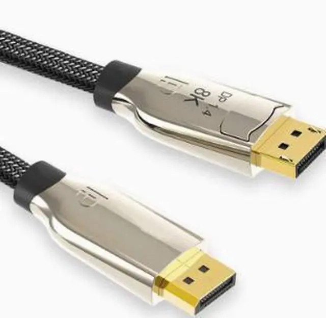 Main image of DisplayPort 1.4 Cable 16.4FT (5M), 8K Ultra HD DP Cable with Gold-Plated Connector, Supports 8K@60Hz, 4K@240Hz, 165Hz, 144Hz High Refresh Rate Gaming Cable for PC, GPU, Monitor & Display