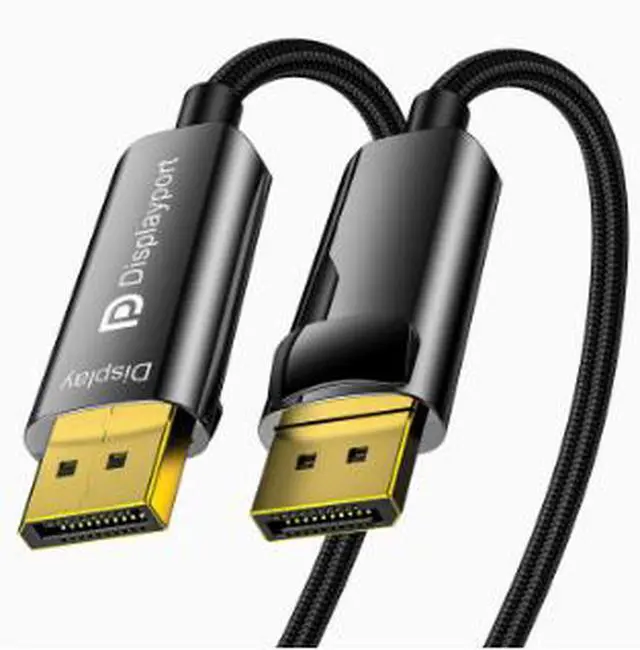 Alt view image 2 of 5 - Fiber Optic DisplayPort 1.4 Cable 32.8FT (10M), 8K Ultra HD DP Cable Supports 8K@60Hz, 4K@144Hz/165Hz, Gold-Plated Connector for Gaming PC, GPU, Monitor & Display