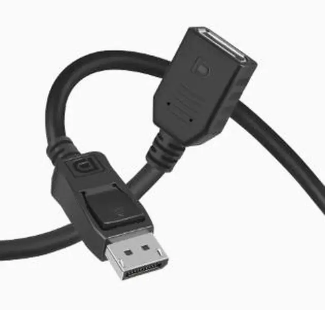 Alt view image 4 of 4 - DisplayPort Extension Cable 16.4FT (5M), DP 1.4 Male to Female Extension Cable Supports 8K Ultra HD Video for PC, Gaming Monitor, Graphics Card & Display Devices