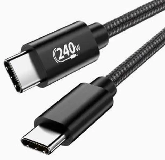 Main image of USB-C Cable 10FT (3M), USB 2.0 Type-C Charging & Data Transfer Cable, PD 240W 5A Fast Charging Cord with Tinned Copper Core for Laptop, Phone & Tablet