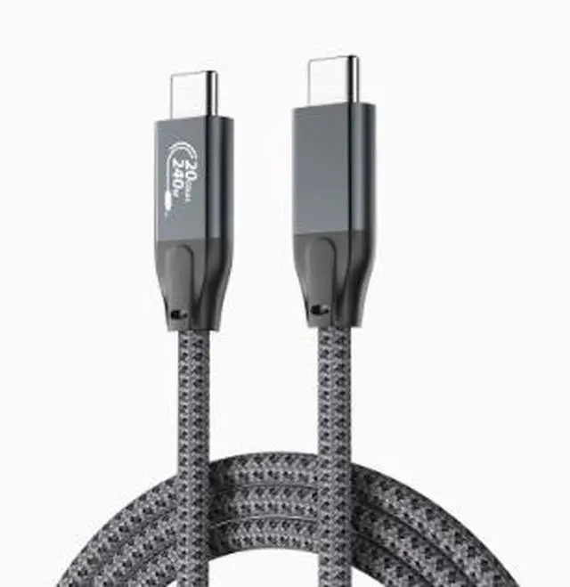 Main image of USB-C Cable 16.4FT (5M), USB 3.2 Full-Function Cable 20Gbps Data Transfer, PD 240W Fast Charging with E-Marker Chip, 4K@60Hz Video Output for Laptop, SSD & Monitor