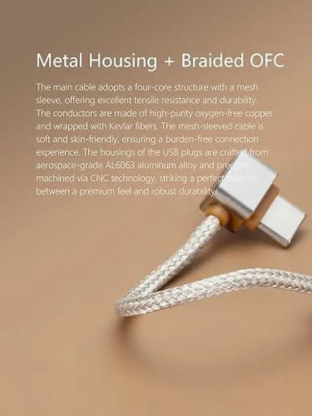 Alt view image 3 of 6 - TC03SL Computer USB Cable OTG Audio Decoding Cable, Flexible Use for Smartphones, L/Straight Connector Options, 8cm