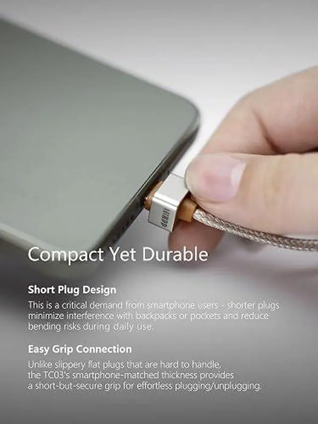 Alt view image 5 of 6 - TC03SL Computer USB Cable OTG Audio Decoding Cable, Flexible Use for Smartphones, L/Straight Connector Options, 8cm