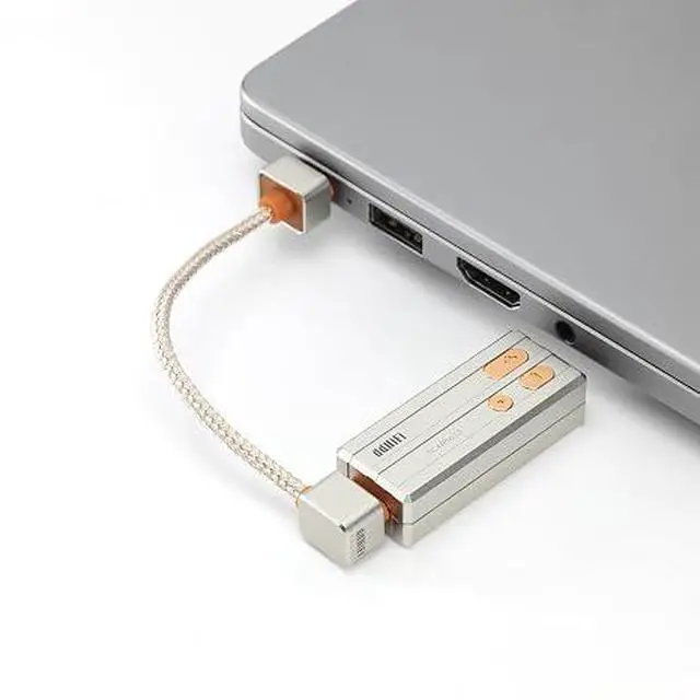 Alt view image 2 of 6 - TC03SL Computer USB Cable OTG Audio Decoding Cable, Flexible Use for Smartphones, L/Straight Connector Options, 8cm