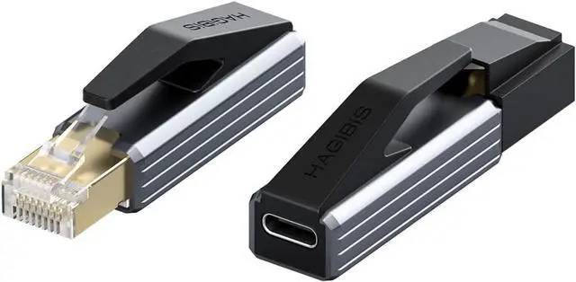 Main image of GearZap USB C to Ethernet Adapter, Portable 1Gbps Gigabit RJ45 to Type-C (Thunderbolt 4/3 Compatible) Network LAN Hub, Compatible for MacBook Pro/Air, iPhone 16 Pro/Max, iPad Pro, XPS