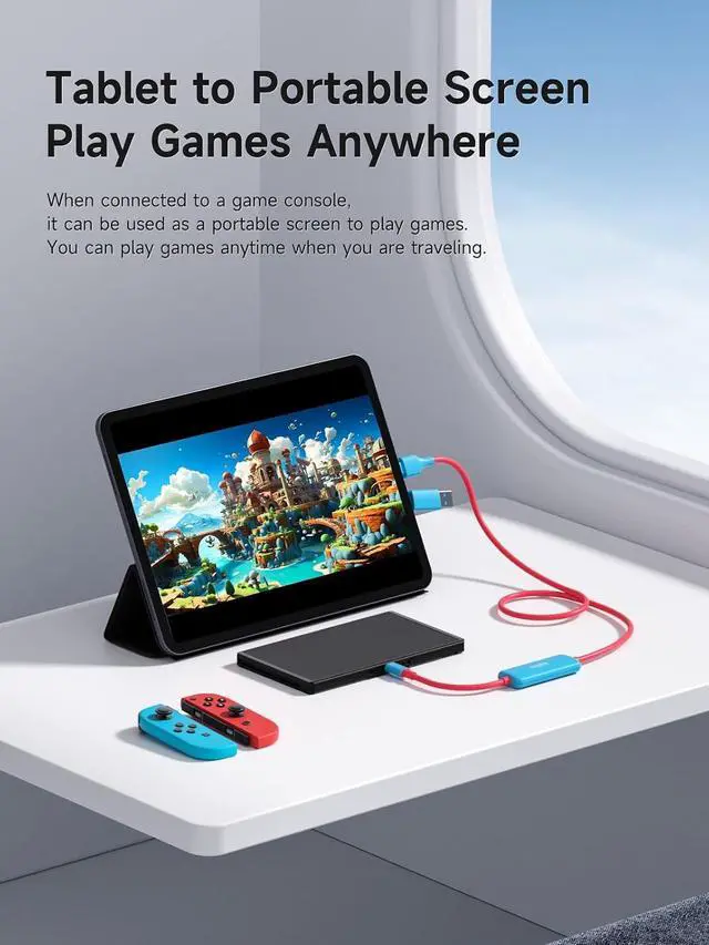 Alt view image 3 of 7 - USB3.0 Video Capture Card with 100W PD for Switch2, USB C to USB A/USB C 1080P@60fps 2K@30fps Live and Record Video Audio Game for Car Quest 3 VR PS4/5 ROG Ally Steam Deck CC10