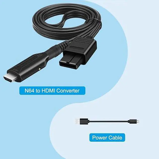 Alt view image 5 of 6 - HDMI Adapter for N64/ Game Console,N64 to HDMI Converter/HDTV Adapter Audio Video Signal