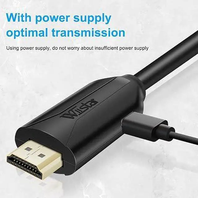 Alt view image 7 of 7 - HDMI Over Ethernet Cat5e / Cat6 RJ45 Ethernet Cable, Male to Female HDMI to RJ45 Ethernet Network Converter 2 Ports up to 196ft/60m Transmitter Receiver Power On Support Full 1080p from Displays