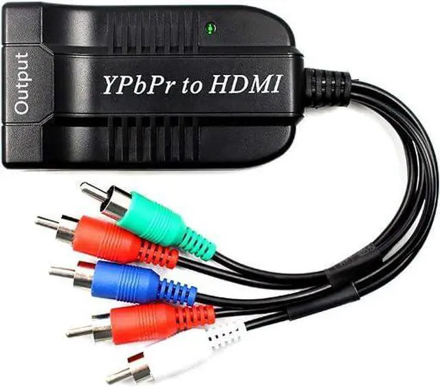 Main image of Male Component to HDMI Converter, 5RCA Component RGB YPbPr to HDMI Converter Supports 1080P