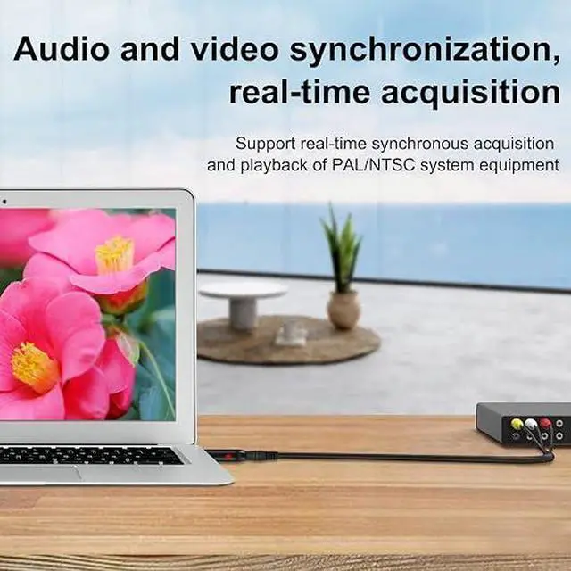 Alt view image 5 of 7 - USB Audio Video Capture Card, Video Grabber VHS VCR TV to DVD Converter Capture Card Adapter for Windows