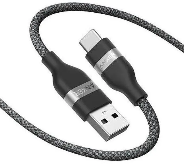 Main image of Car Carplay Cable for iPhone 17 16 Pro Max Plus, Upcycled Braided USB A to USB C Car Charger Cord for Samsung Note20 and More (6FT, Black)