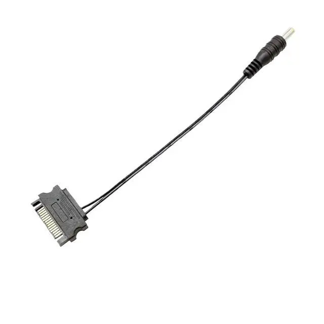 Alt view image 3 of 4 - DC pl-UG to SATA 12V / 5V Cable 5.5mm X 2.1mm Barrel pl-UG Power Adapter from an ATX Power Supply 15Pin SATA Power Connection18cm(12V) 5V