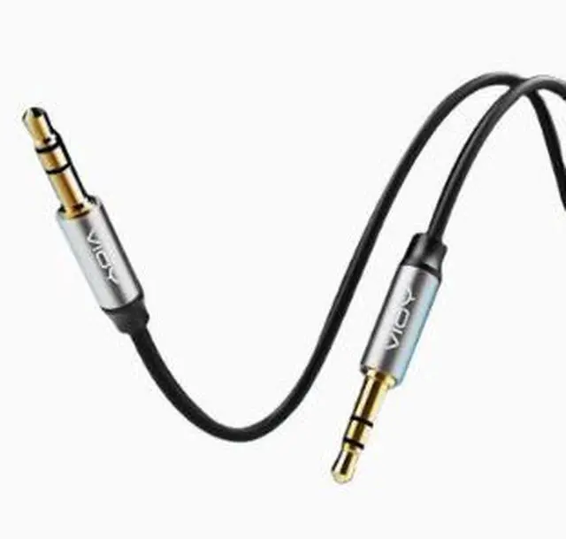 Main image of 5M 3.5mm AUX Audio Cable Male to Male, 1/8" Stereo Cable for Car, Headphones, Speaker, Laptop, Smartphone, Projector & Sound Card