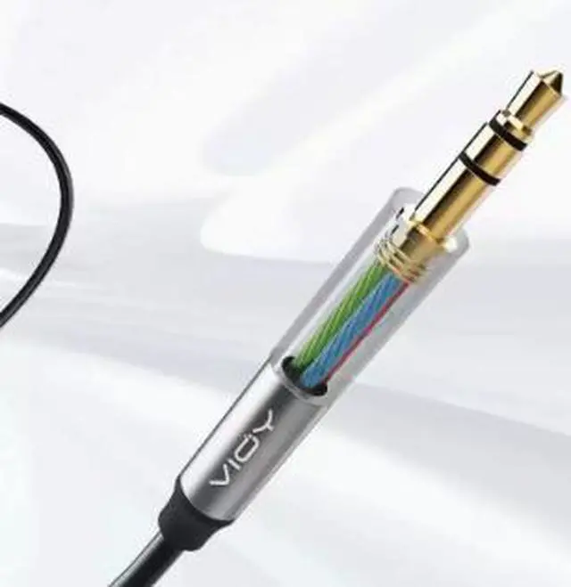 Alt view image 3 of 3 - 5M 3.5mm AUX Audio Cable Male to Male, 1/8" Stereo Cable for Car, Headphones, Speaker, Laptop, Smartphone, Projector & Sound Card