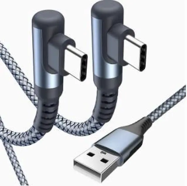 Main image of 3M USB Type-C Right Angle Fast Charging Cable 3A, USB-C Data Cable with 480Mbps Transfer Speed for Android Phone, Tablet & USB-C Devices