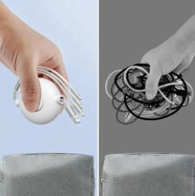 Alt view image 3 of 4 - 1.2M Retractable 3-in-1 Fast Charging Cable 100W, Multi Charging Cord with USB-C, Lightning & Micro USB Connectors for iPhone Android Devices