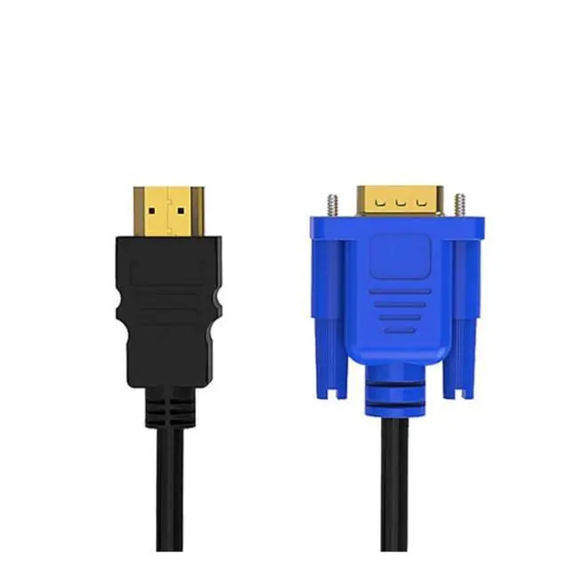 Alt view image 3 of 6 - 1.8 M HDMI-Compatible Cable to V/GA 1080P HD with Adapter Cable HDMI-Compatible to V/GA Cable
