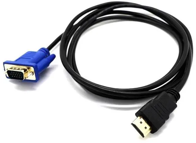 Main image of 1.8 M HDMI-Compatible Cable to V/GA 1080P HD with Adapter Cable HDMI-Compatible to V/GA Cable