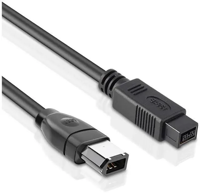 Main image of Fire Wire 800 to 400 9 to 6 Pin Cable (9pin 6pin),1394 Firewire 9-pin/6-pin Feet(9 to Pin)