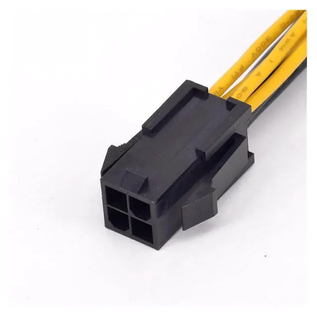 Alt view image 7 of 7 - CPU 4Pin Female to 2 Ways Male Port Power Supply Cable Desktop ATX 12V P4 1 to 2 Extension Conversion EPS Cable Y Splitter