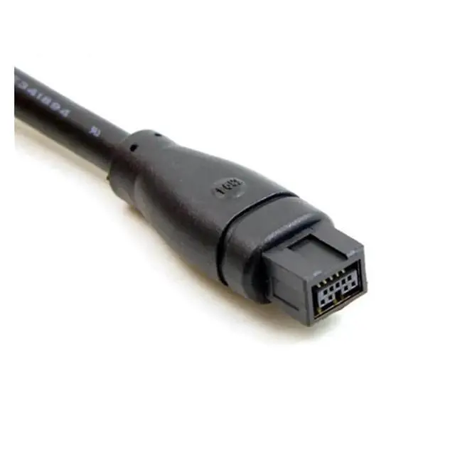 Alt view image 3 of 3 - FireWire 1394 Cable 9 PIN to 6 800-400 9-6 IEEE 1394B 9p to 6p Cable 1.8m 6FT 180cm