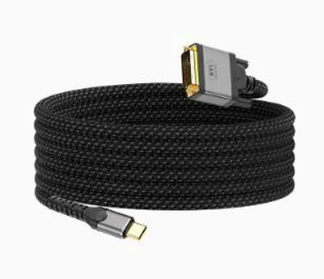 Main image of 3.3FT USB C to DVI Cable 1080P@60Hz, Type-C Male to DVI Adapter Converter with Gold-Plated Connector for Laptop Monitor Projector