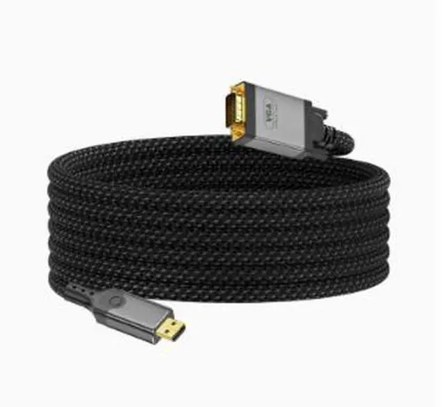 Main image of 9.8FT Micro HDMI to VGA Adapter Cable 1080P, HDMI Type-D Male to VGA Converter with Gold-Plated Connector for Monitor Projector Display