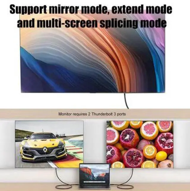 Alt view image 3 of 4 - 16.4FT USB-C to USB-C Cable, USB 3.2 Full Feature Cable 20Gbps Data Transfer PD 240W Fast Charging 4K@60Hz Video Cable for Laptop Phone Monitor