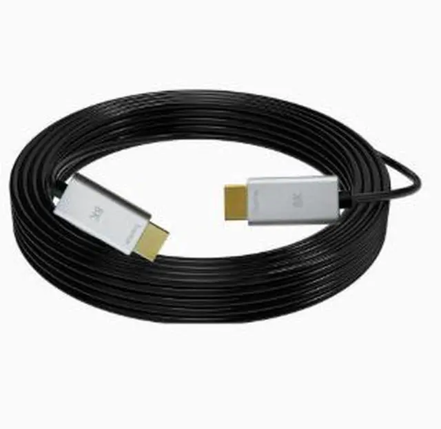 Main image of 10M HDMI 2.1 Fiber Optic Cable 8K@60Hz 48Gbps AOC High Speed HDMI Cable, Gold-Plated Aluminum Alloy Housing