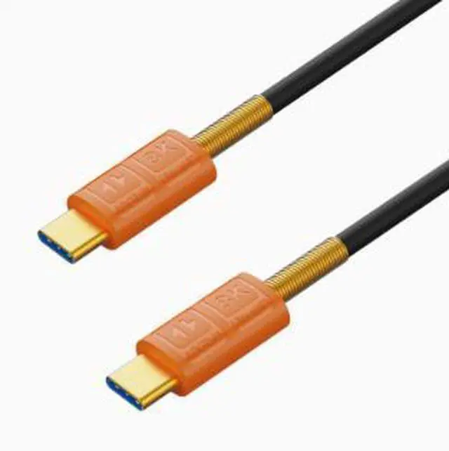 Main image of 0.3M USB4 Type-C Cable 40Gbps, 240W PD Fast Charging, 8K Video Output, Thunderbolt 4 Compatible Silicone USB-C Cable