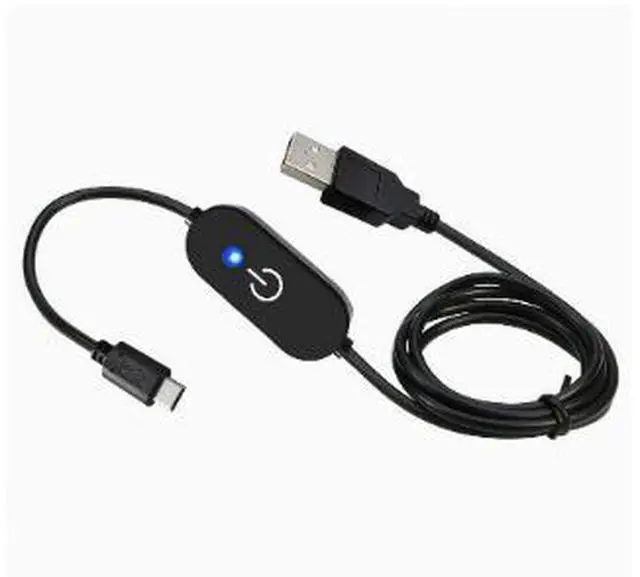 Main image of USB-C Touch Dimmer Switch Controller with Blue LED Indicator, Memory Function, No Flicker LED Light Strip Controller, 3A Type-C Switch
