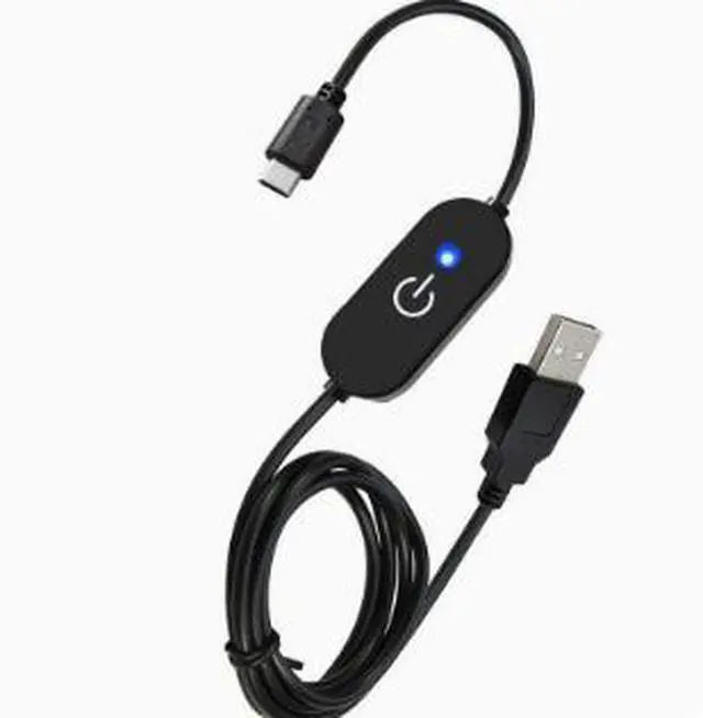 Alt view image 3 of 4 - USB-C Touch Dimmer Switch Controller with Blue LED Indicator, Memory Function, No Flicker LED Light Strip Controller, 3A Type-C Switch