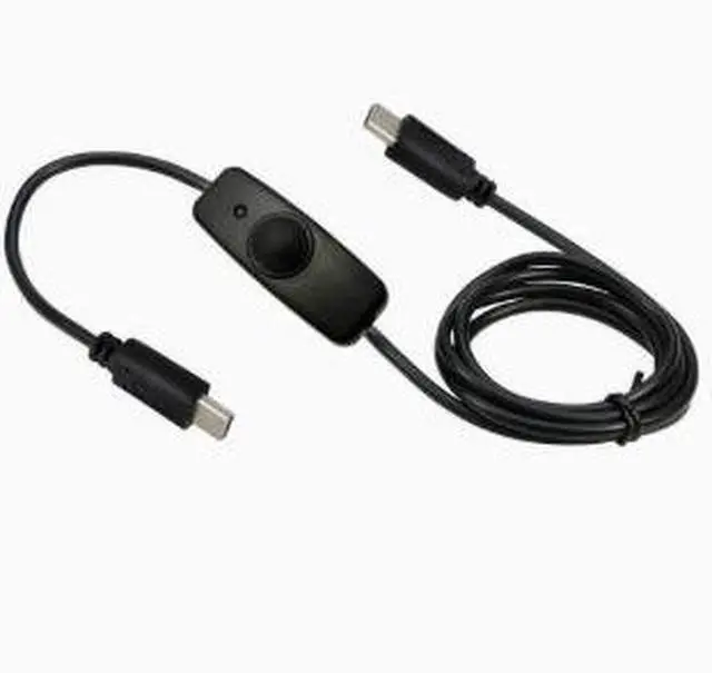 Main image of 1.2M USB Type-C Power Extension Cable with LED On/Off Switch, 2A Charging Cable for LED Light, Tablet, Phone and USB-C Devices