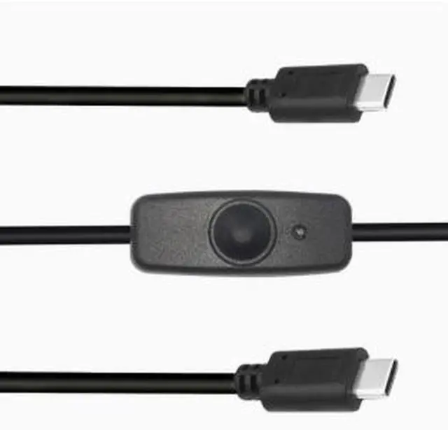 Alt view image 3 of 4 - 1.2M USB Type-C Power Extension Cable with LED On/Off Switch, 2A Charging Cable for LED Light, Tablet, Phone and USB-C Devices
