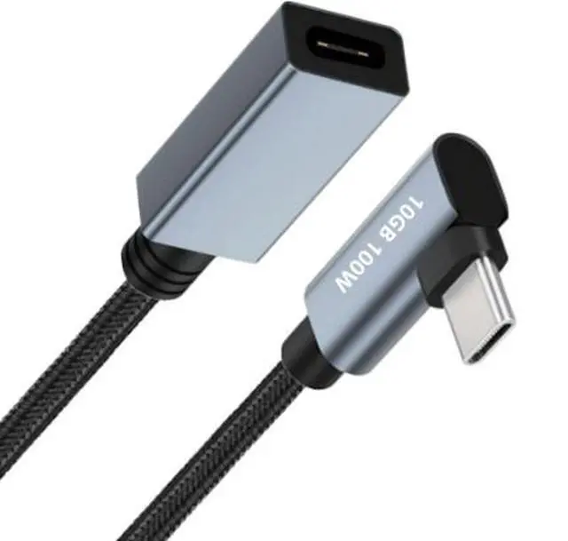 Alt view image 3 of 3 - 1M USB-C 3.2 Gen2 Extension Cable Male to Female 10Gbps 4K@60Hz PD100W Fast Charging E-Marker USB Type-C Extension Cable