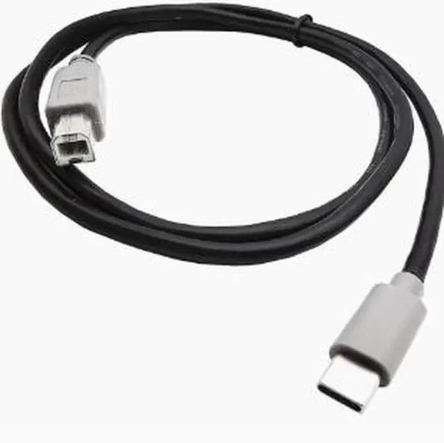 Alt view image 2 of 4 - USB-C to USB-B 2.0 Cable Printer MIDI Keyboard Cable for Digital Piano Scanner MacBook Surface Chromebook Data Transfer