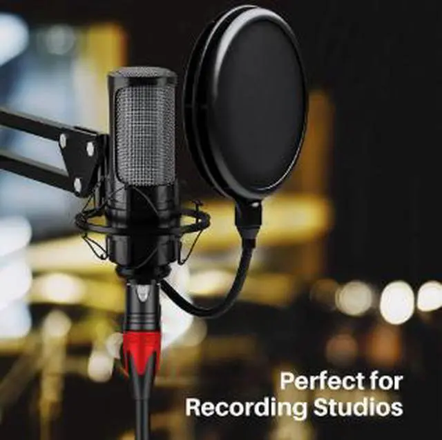 Alt view image 4 of 4 - 1m XLR Male to Female Audio Cable Balanced Microphone Cable Double Shielded XLR Cable for Mixer Mic