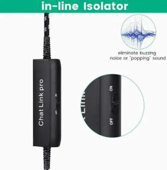 Alt view image 4 of 4 - HD60S Chat Link Pro Cable, Audio Capture Cable with Inline Isolator, Noise Reduction Cable for Elgato HD60 X HD60S Streaming