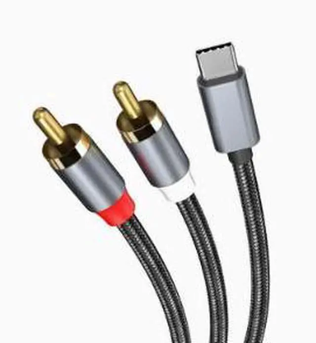 Main image of 3M 3.5mm AUX to Dual RCA Audio Cable, Stereo Adapter Cable for Phone, PC, TV, Amplifier, Speaker, Receiver and Home Audio System