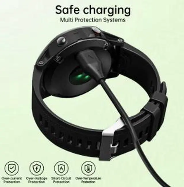 Alt view image 3 of 5 - USB C Charging Cable for Garmin Fenix 7/6/5 Series, 1M Type-C Smart Watch Charger Cord Compatible with Forerunner, Vivoactive, Venu, Instinct and More