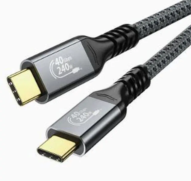 Main image of 1.2M USB4 Type-C Cable, 40Gbps High Speed Data Cable with 240W PD Fast Charging, 4K@144Hz Video Support, Compatible with Thunderbolt 4/3