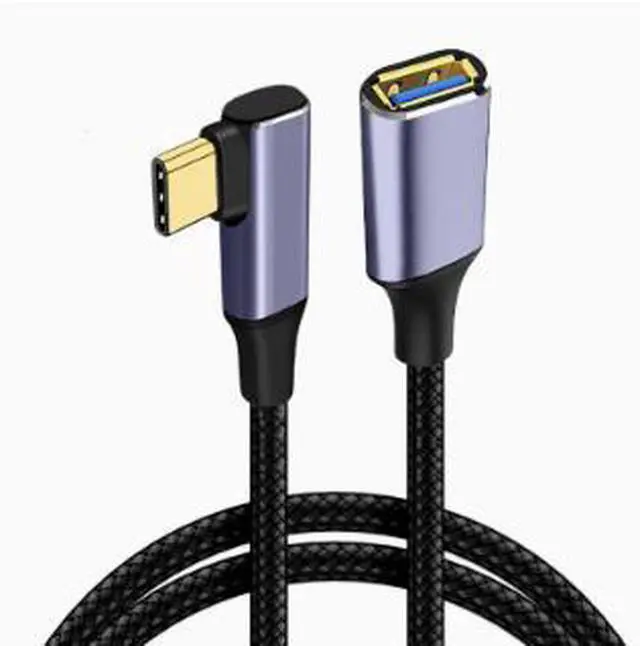 Main image of 3M USB Type-C to USB-A Female OTG Cable, Right Angle USB 3.0 Adapter Cable, 5Gbps High Speed Data Transfer Cable for Flash Drive, Mouse, Keyboard and Computer