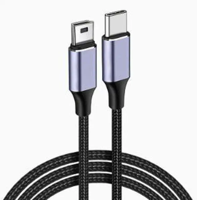 Main image of 1M USB Type-C to Mini USB Cable, Type-C Male to Mini-B Data Charging Cable for MP3, MP4 Player, Drawing Tablet, Keyboard and Other Devices