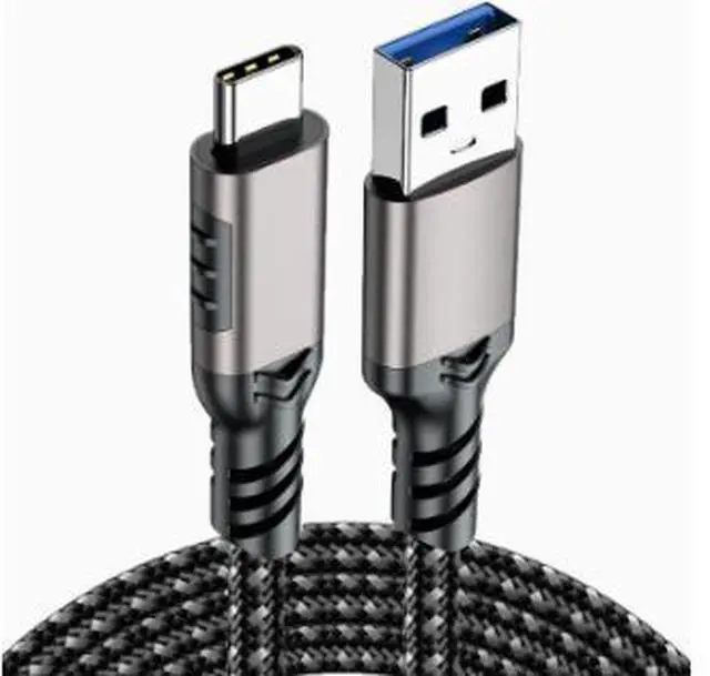 Main image of 2M USB 3.2 Type-C Cable, USB-A to USB-C 10Gbps High Speed Data Cable, 60W Fast Charging Cable for SSD, External Hard Drive, CarPlay and Devices
