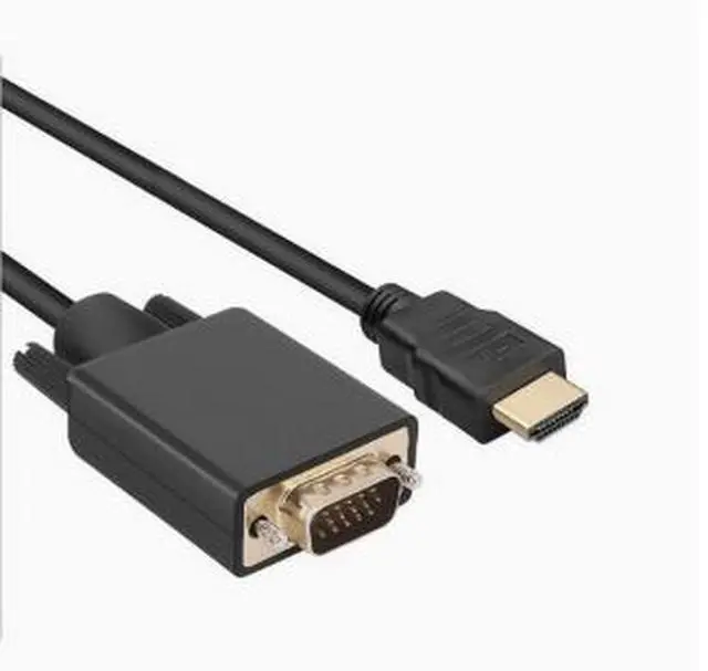 Alt view image 3 of 3 - 3M HDMI to VGA Converter Cable with Audio Support, HDMI Male to VGA Male Adapter Cable, 1080P Video Converter for PC, Laptop, TV Box, Monitor and Projector