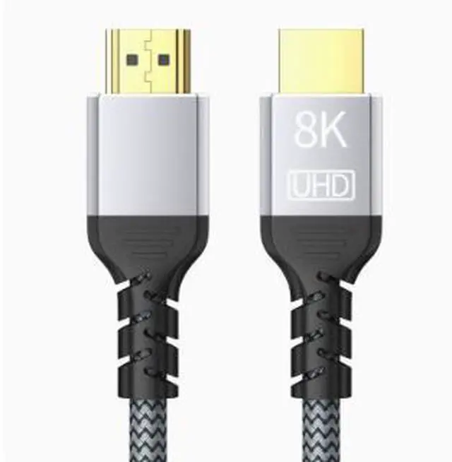 Main image of 1M HDMI 2.1 Cable, 8K@60Hz Ultra High Speed Braided HDMI Cable, Dynamic HDR & 3D Support for PC, TV, Monitor, Projector and TV Box