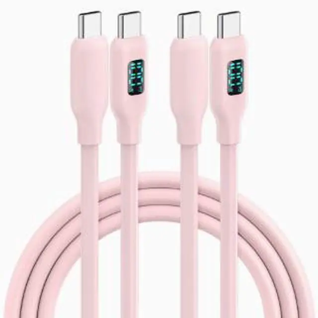 Main image of 3M USB-C Cable, 100W PD Fast Charging Cable with Digital Display, Liquid Silicone Type-C Cable for Phone, Tablet and Laptop