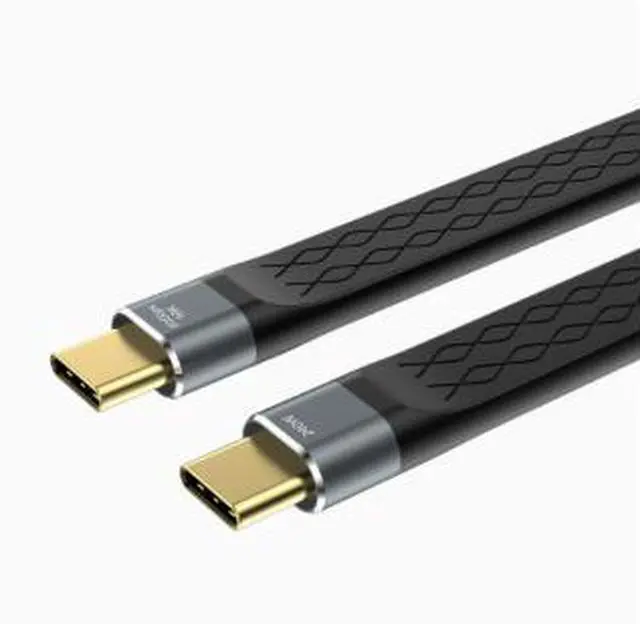 Alt view image 2 of 4 - USB-C to USB-C Cable, 240W PD Fast Charging Cable, 80Gbps High Speed Data Transfer, 16K@60Hz Video Cable with Flexible TPE Design
