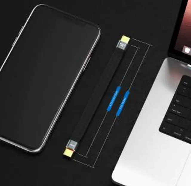 Alt view image 4 of 4 - USB-C to USB-C Cable, 240W PD Fast Charging Cable, 80Gbps High Speed Data Transfer, 16K@60Hz Video Cable with Flexible TPE Design